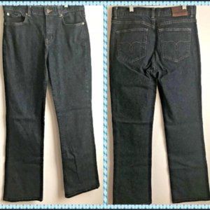 Lauren Jeans Stretch dark blue straight leg Size 6 30x31